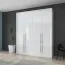 187 cm de large Armoire avec 4 portes | Couleur: Blanc Abbildung
