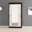 100 cm de large Armoire à portes coulissantes avec 2 portes | 5 casiers | 2 tringles à vêtements | Couleur : Blanc / Noir Abbildung