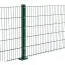 Clôture grillagée - Double fil David 6/5/6 mm, Finition: revêtement vert, Hauteur: 123 cm, Longueur: 251 cm