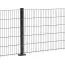 Clôture à double fil Goliath 8/6/8 mm, Finition: Revêtement anthracite, Hauteur: 243 cm, Largeur: 251 cm