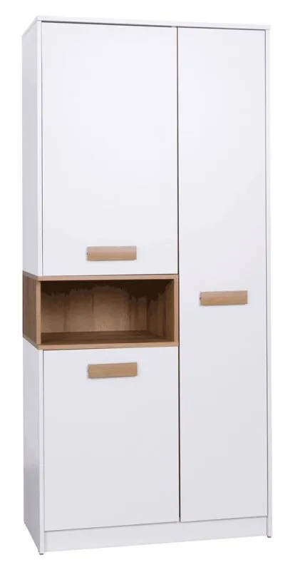 88 cm de large Armoire avec 3 portes | Couleur: Chêne Abbildung