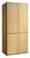 Chambre complète 6 pièces Fazenda | Style moderne | Finition chêne naturel | Nombreux rangements