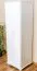 Armoire | 2 portes battantes | 4 casiers | 1 tiroir | avec tringle à vêtements | 65 cm de large | Bois massif | Couleur: Blanc Abbildung