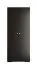 Armoire design épuré noir Beskiden 16 | 236,5 x 100 x 47 cm | 2 portes | 12 compartiments