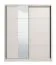 Armoire coulissante avec miroir | 1,8 m de large | 5 casiers | Cachemire | Apatin 02
