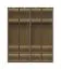 Armoire penderie portes vitrées Neiafu 67 | Éclairage intérieur LED | Kaschmir | 224 x 182 x 56 cm | Soft-Close