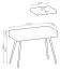 Table de maquillage élégante beige | 2 tiroirs push-to-open | Finitions ABS | Design moderne Horsham 69