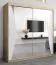 2 mètres de large Armoire avec 2 portes | Couleur: Chêne Sonoma  / Blanc Abbildung