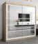 2 mètres de large Armoire avec 2 portes | Couleur: Chêne Sonoma  / Blanc Abbildung