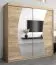 2 mètres de large Armoire avec 2 portes | Couleur: Chêne Sonoma  Abbildung
