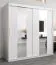2 mètres de large Armoire avec 2 portes | Couleur: Blanc Abbildung