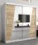 2 mètres de large Armoire avec 2 portes | Couleur: Chêne Sonoma  / Blanc Abbildung