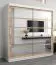 200 cm de large Armoire à portes coulissantes avec 2 portes | 10 casiers | 2 tringles à vêtements | Couleur: Chêne Sonoma / Blanc Abbildung