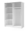 Armoire à portes coulissantes / armoire Trikala 09, couleur : blanc - Dimensions : 198 x 180 x 60 cm (H x L x P)