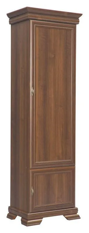Bureau - Armoire étroite, Couleur: Brun foncé - 193 x 58 x 40 cm (H x L x P) Abbildung