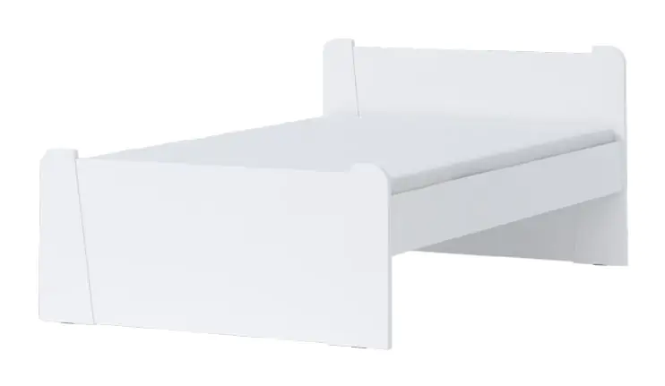 lit simple / lit d'appoint 04, couleur : blanc - couchette : 120 x 200 cm (l x L)