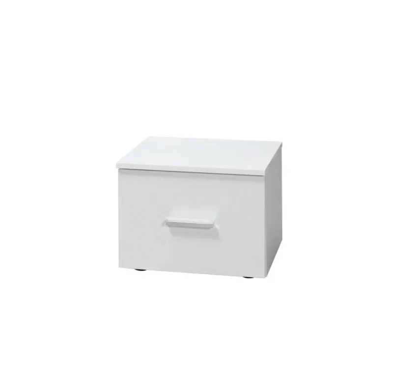 Table de nuit Blanc MDF Abbildung