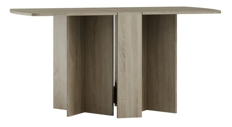 Table à manger pliante Grogol 19 | chêne Sonoma | 150 x 80 cm | Élégance moderne
