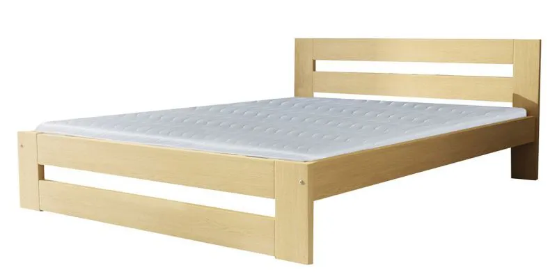 Lit junior Milo 37 en pin massif naturel | Sommier inclus | 180 x 200 cm