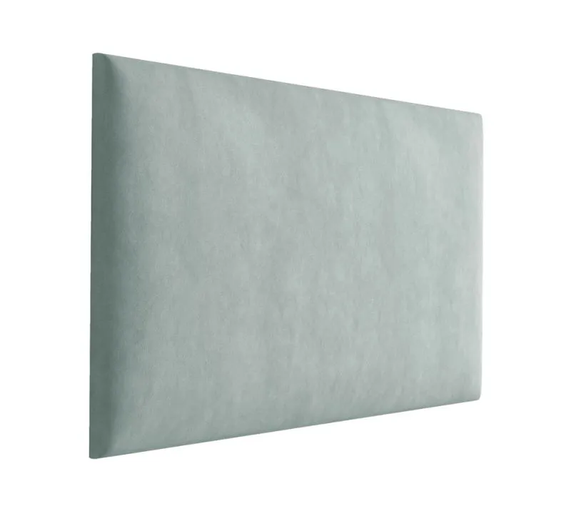 Panneaux rembourrés, lot de 10, Couleur : Vert clair, housse : velours, dimensions : 38 x 30 cm