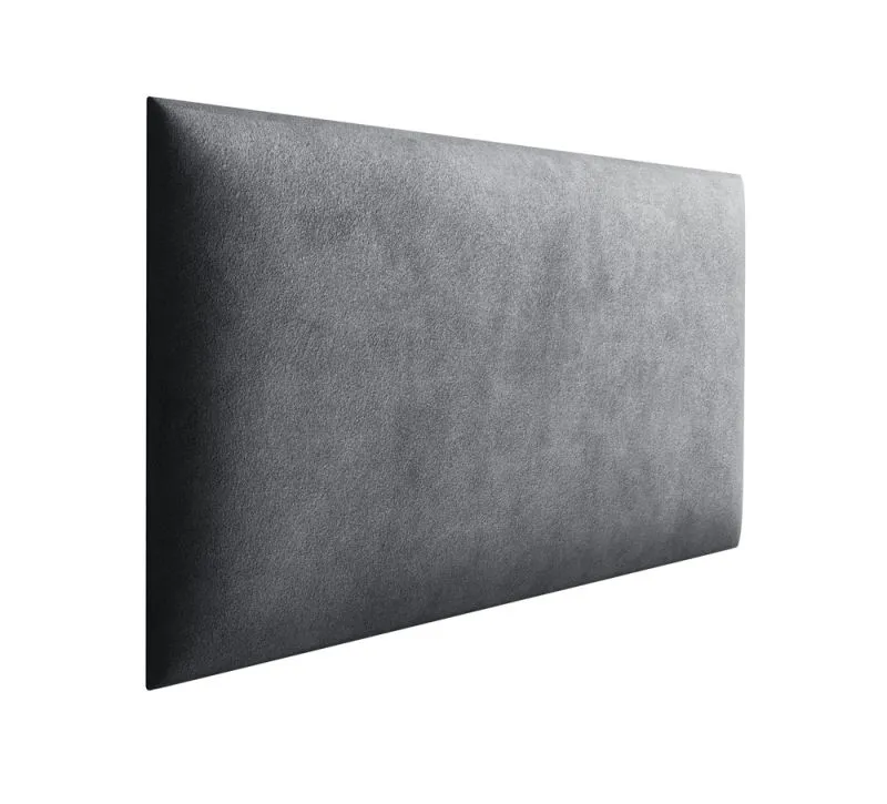 Panneaux rembourrés, lot de 10, Couleur : Anthracite, housse : velours, dimensions : 38 x 30 cm