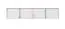 Étagère de meuble Hannut 01, couleur : blanc / chêne - Dimensions : 40 x 200 x 56 cm (H x L x P)