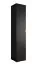 Armoire au design élégant Carpates 06, Couleur : Noir - dimensions : 236,5 x 50 x 47 cm (h x l x p)