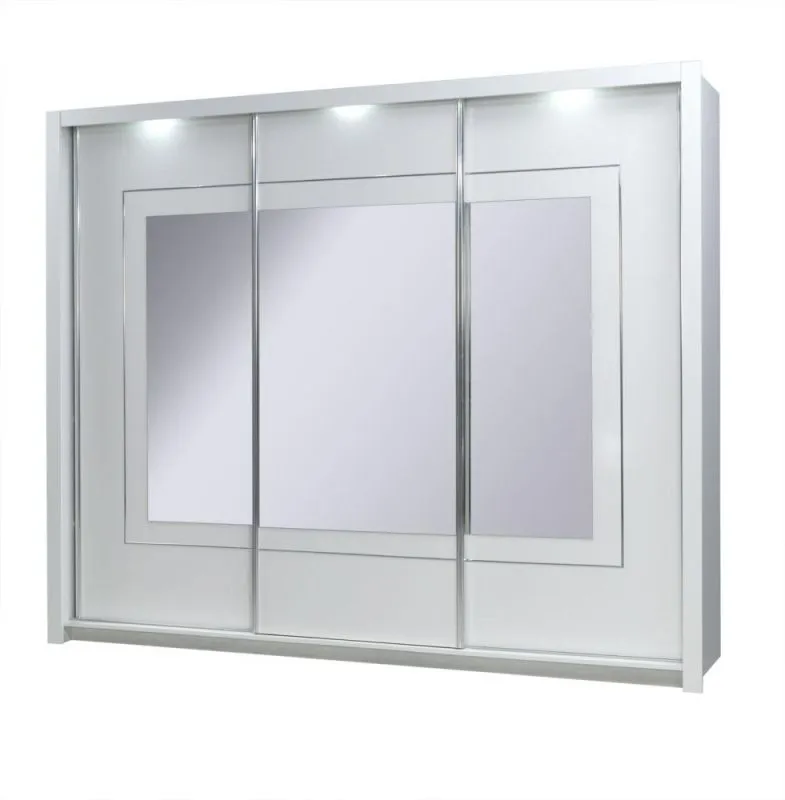 Armoire de chambre à coucher Blanc 213x258x67 cm Abbildung