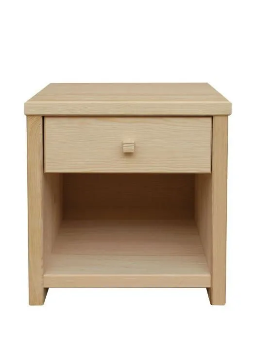 Table de nuit Naturel Pin massif Abbildung