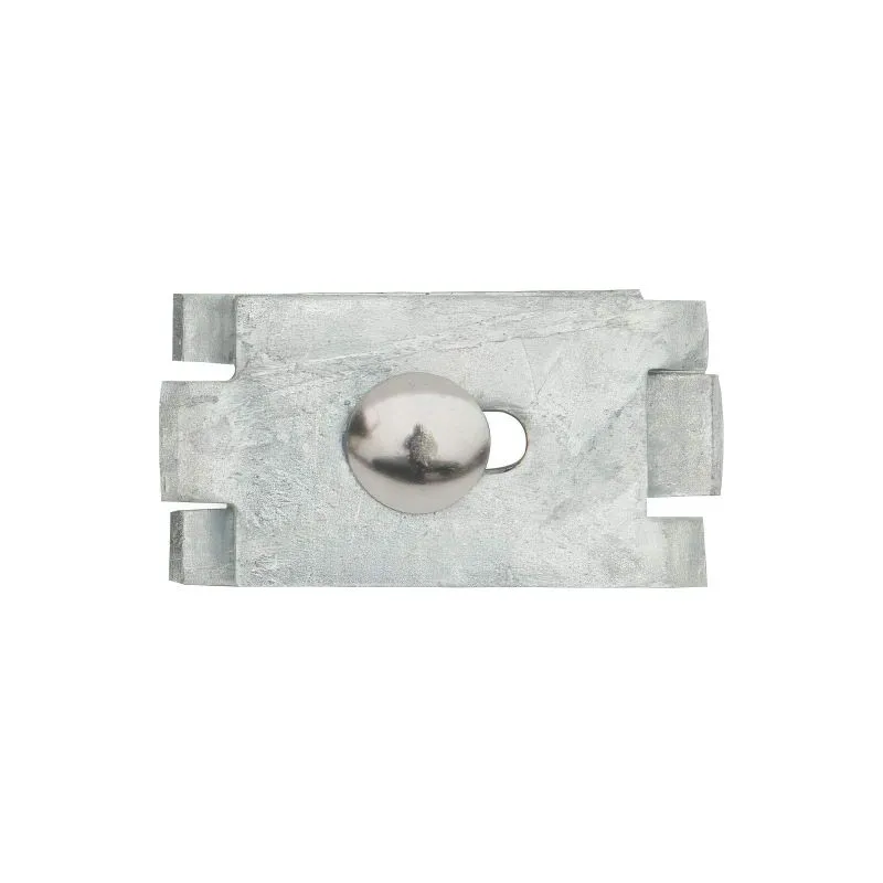 Raccord pour treillis métallique, forme plate, Finition : galvanisé