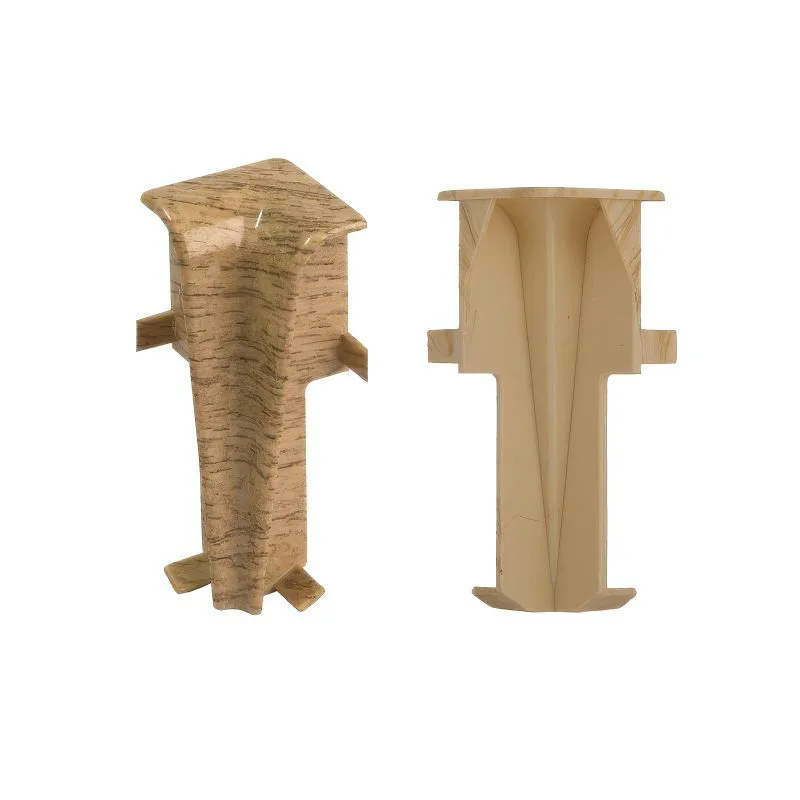Angles intérieurs pour plinthes - Modèle: LENS Aspect chêne, Dimensions: 60 x 17 mm, Pièces: 2