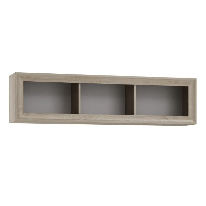 Étagère murale Kundiawa 10 | chêne clair Sonoma | 40 x 160 x 28 cm | Design moderne et chaleureux
