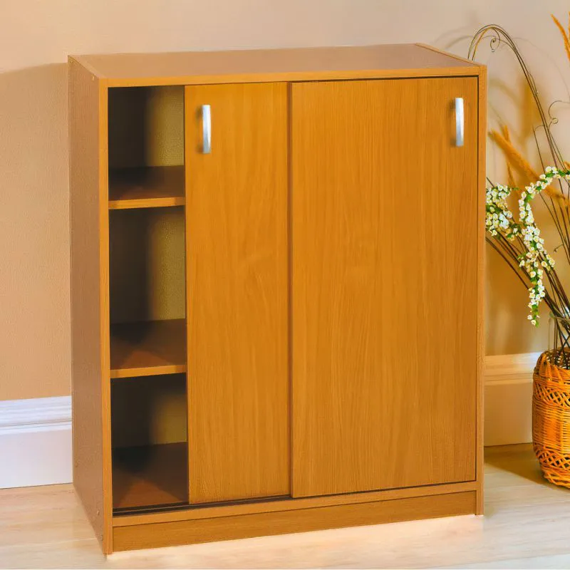 Commode Kebumen 04 | Finition aulne | 80 x 80 x 40 cm | Style moderne et pratique
