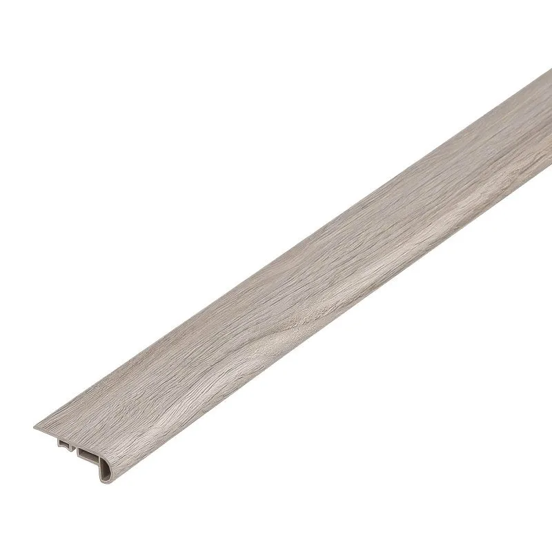 Marchepied pour pose libre Vinyle, 2400 x 55 x 18 mm - Modèle: BRAHMS Aspect noyer