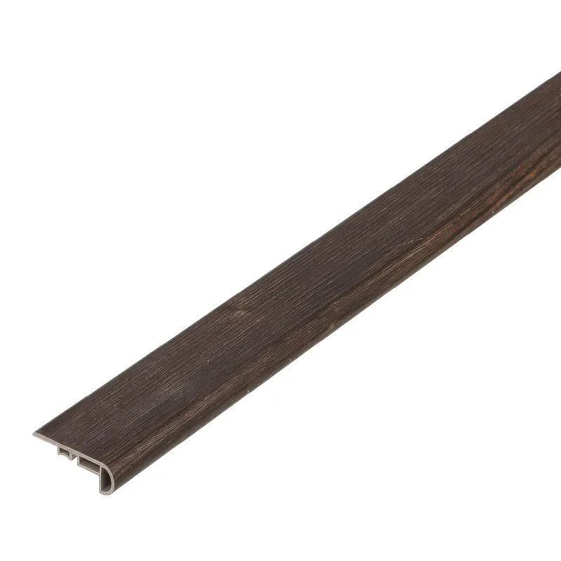 Marchepied pour pose libre Vinyle, 2400 x 55 x 18 mm - Modèle: SCHUBERT Aspect chêne