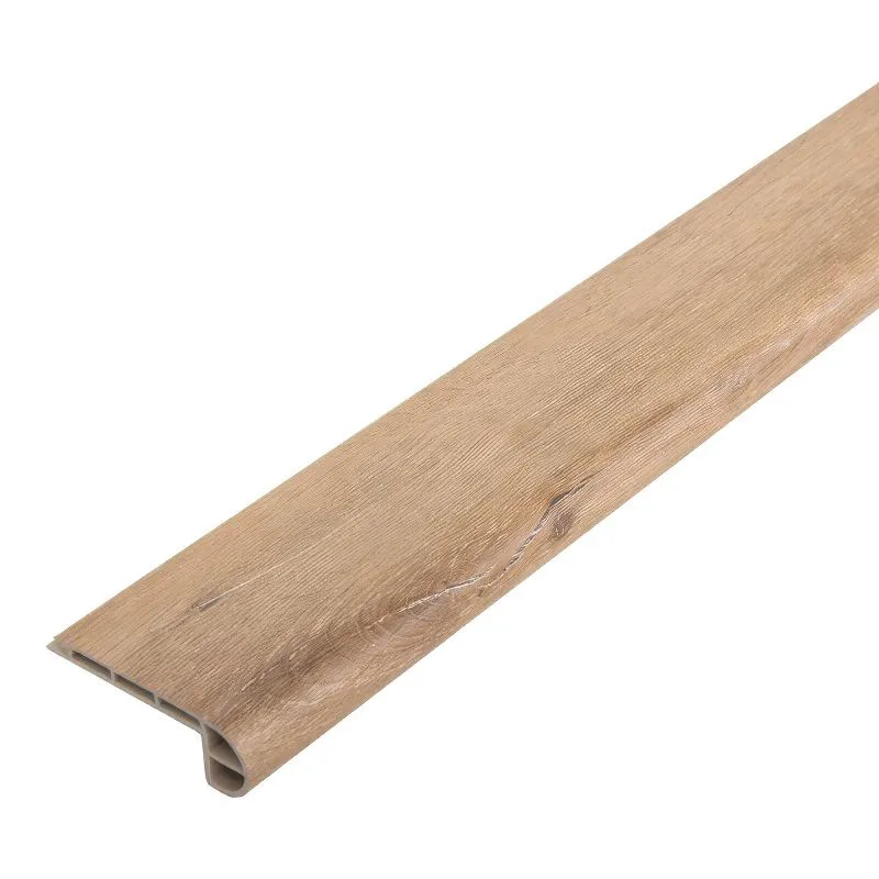 Marchepied pour système à clic Vinyle, 2400 x 72 x 25 mm - Modèle: VIVALDI Aspect chêne