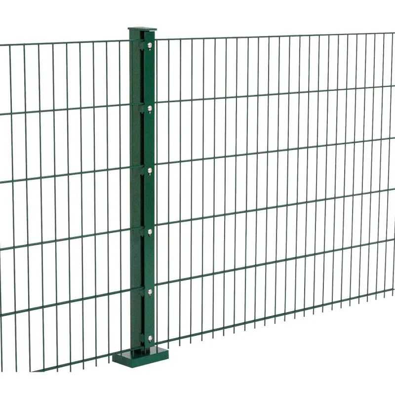 Clôture grillagée - Double fil David 6/5/6 mm, Finition: revêtement vert, Hauteur: 163 cm, Longueur: 251 cm