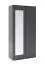 Armoire Zapopan 23 graphite | 2 compartiments | 2 tringles coulissantes | 185 x 90 x 40 cm | Design contemporain