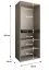 Armoire / Cachemire / 8 portes battantes / 6 compartiments / Système de fermeture Soft-Close / 2 tringles à vêtements / 160 x 52 x 203 cm / Finition haut de gamme / Pour chambre à coucher