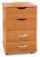 Caisson mobile Banjaran 36 | Aulne | 66 x 45 x 40 cm | 4 tiroirs | Espace optimisé