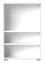 Meuble à chaussures Garim 50 | Blanc brillant | 117 x 76 x 35 cm | Design moderne et pratique
