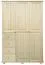 Chambre à coucher - Armoire Pin Bois massif Naturel - Dimensions 195 x 135 x 59 cm (H x L x P) Abbildung