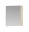 Grand miroir d’entrée Petkula 21 | Beige clair | Design lamelles moderne | Protection ABS