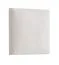 Panneaux rembourrés, lot de 10, Couleur : Beige, Revêtement : Velours, dimensions : 30 x 30 cm