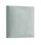 Panneaux rembourrés, lot de 10, Couleur : Vert clair, Revêtement : Velours, dimensions : 30 x 30 cm