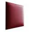 Panneaux rembourrés, lot de 10, Couleur : Rouge, Housse : Similicuir, dimensions : 50 x 40 cm