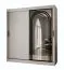 Armoire / Armoire à portes coulissantes / Blanc mat / 10 compartiments / 2 tringles à vêtements / Porte miroir décorative / 180 x 62 x 200 cm / Pour chambre à coucher