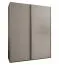 Penderie / Armoire à portes coulissantes / 245,5 x 200 x 64 cm / 2 tringles à vêtements / 2 portes coulissantes / 11 compartiments / 6 étagères / Couleur : Cachemire / Soft-Close