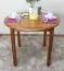 Bois massif Table 90x90 cm Pin, Couleur: Chêne Abbildung