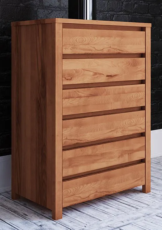 Commode Tasman 22 en bois de hêtre massif huilé - Dimensions : 112 x 80 x 45 cm (h x l x p)